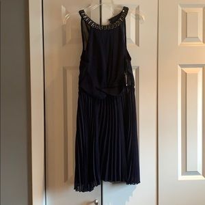Navy party dress